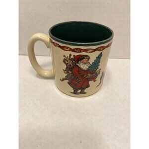 potpourri press KRIS KRINLE santa vintage coffee mug cup